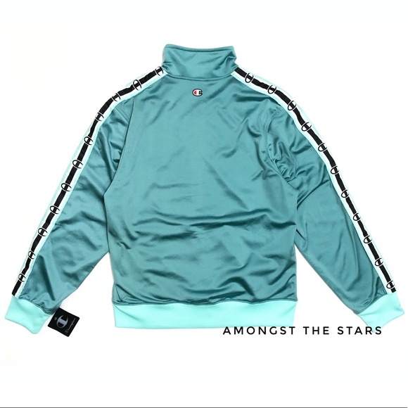 Champion LIFE Big C Eucalyptus Green Track Jacket - Picture 7 of 8